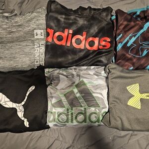 Under Armour Gray and Black Kids Hoodie